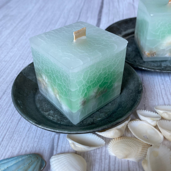 Sea Box Candle(2個セット) 3枚目の画像