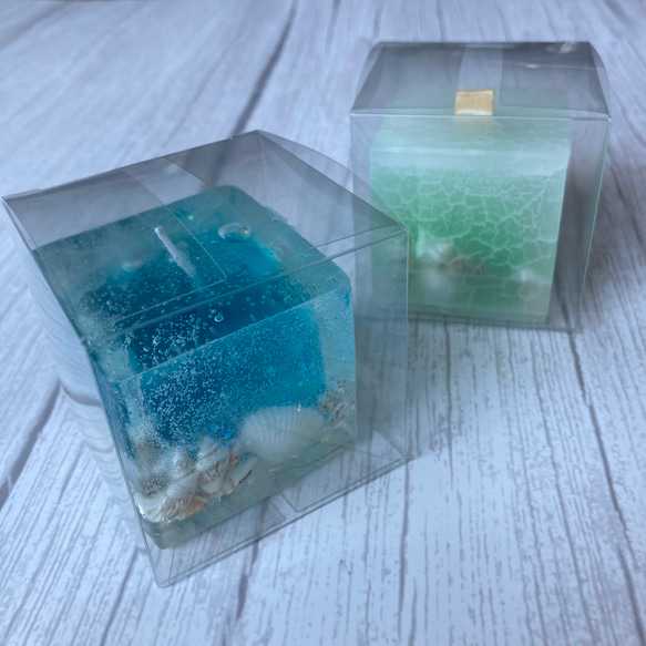 Sea Box Candle(2個セット) 4枚目の画像
