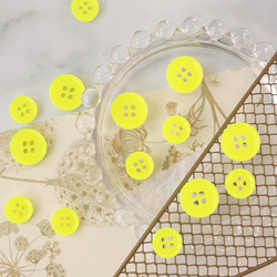黄色のゴム⬛️ペンセット☆ハンドメイド用のワンピ用のクリスタルボタン