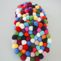 【送料無料】コースター　羊毛フェルト　 3枚目の画像