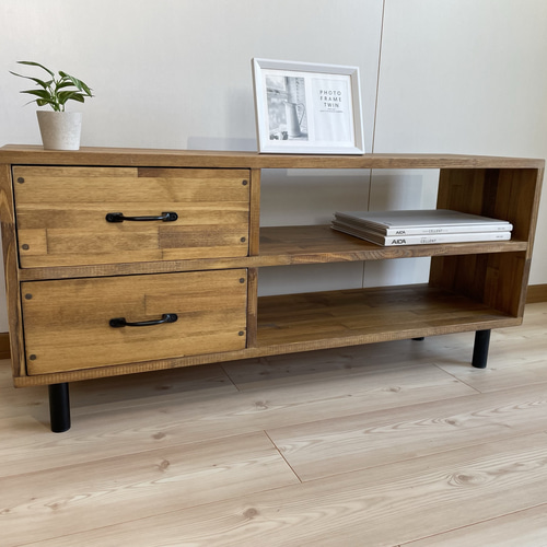 【サイズオーダー可】木のぬくもり感じるテレビボード・仕切り・MW サイズオーダー可】木のぬくもり感じるテレビボード・仕切り・ミディアム