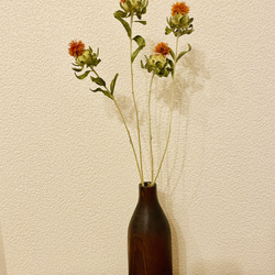 ベニバナのドライフラワー　紅花　花材　スワッグ作りに 3枚目の画像