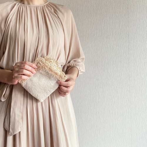 ☆thanks price☆手編みマルチカバー【ナチュラル】 手編みのハンカチ ニッタオル101 | marshell |本 | 通販 | Amazon