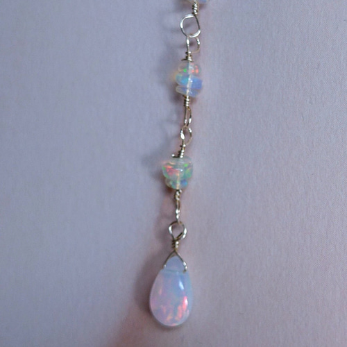 エチオピア産プレシャスオパール&タンザナイト✴︎14kgfピアスP274 エチオピア産プレシャスオパール&タンザナイト✴︎14kgfピアスP274