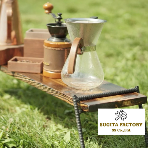 2セット4脚 アイアンレッグ 205×160 アイアンラック アイアンシェルフ