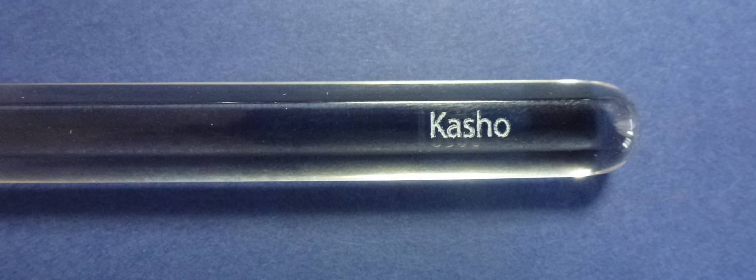 Color Hexagon ガラスペン　アンバー (琥珀) + ペンレストCS