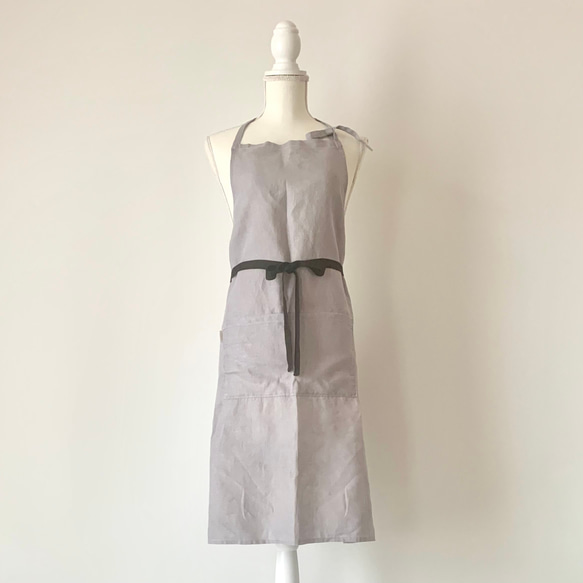リネン100％エプロンドレスロサンゼルスで購入