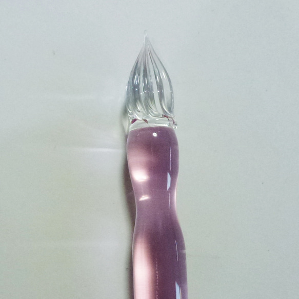 Color 硬質ガラスペン　ライトピンク 3枚目の画像