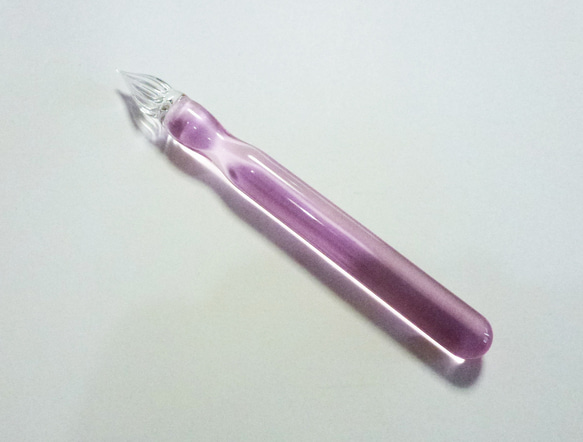 Color 硬質ガラスペン　ライトピンク 2枚目の画像