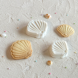 【貝殻】〈Sサイズ〉シェル ミニ クッキー型3点セット/かわいい/プレゼント/ギフト/手作り/シェル/貝がら/海/貝がら 5枚目の画像