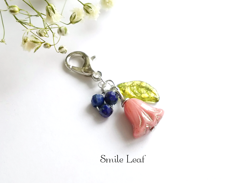 ラピスラズリ マクラメ編みポニーフック ラピスラズリ マクラメ編みポニーフック