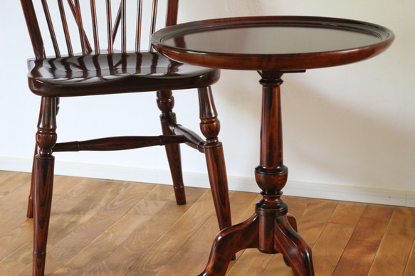 Φ480ワインテーブル（漆仕上げ） 