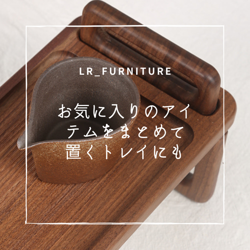木の手彫りトレイ 作家さん お盆　未使用 木の手彫りトレイ 作家さん お盆 未使用 お盆・トレイ | 木工