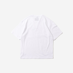 TMCAZ PocketTee [ホワイト] オーバーサイズ 半袖 ダブルポケット Tシャツ 綿100% 3枚目の画像