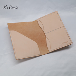 ヌメ革 パスポートケース TypeII【送料無料】 9枚目の画像