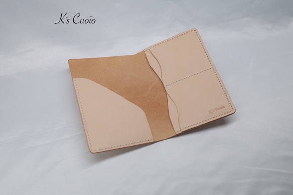 ヌメ革 パスポートケース TypeII【送料無料】 9枚目の画像