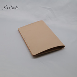 ヌメ革 パスポートケース TypeII【送料無料】 6枚目の画像