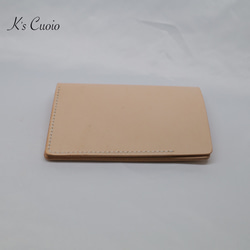 ヌメ革 パスポートケース TypeII【送料無料】 8枚目の画像