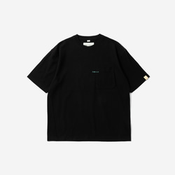 TMCAZ PocketTee [ブラック] オーバーサイズ 半袖 ダブルポケット Tシャツ 綿100% 2枚目の画像