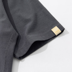 TMCAZ PocketTee [チャコールグレー] オーバーサイズ半袖ダブルポケットTシャツ 綿100% 8枚目の画像