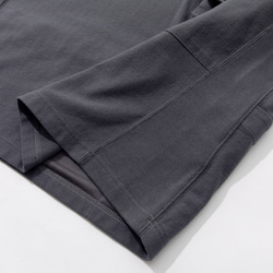 TMCAZ PocketTee [チャコールグレー] オーバーサイズ半袖ダブルポケットTシャツ 綿100% 7枚目の画像