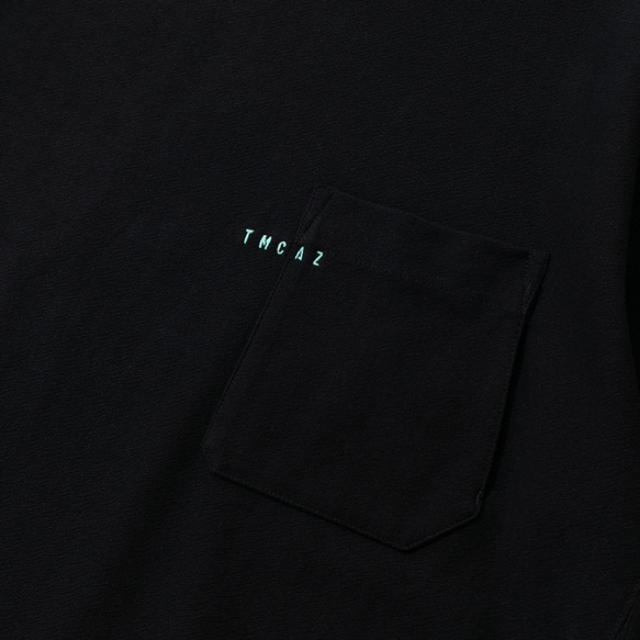 TMCAZ PocketTee [ライトグレー]特大半袖ダブルポケットTシャツ綿100％ 20枚目の画像