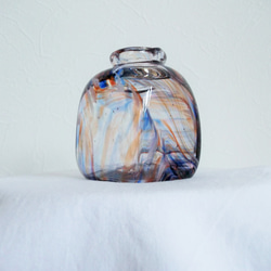 吹きガラス　ミニ花瓶 2枚目の画像