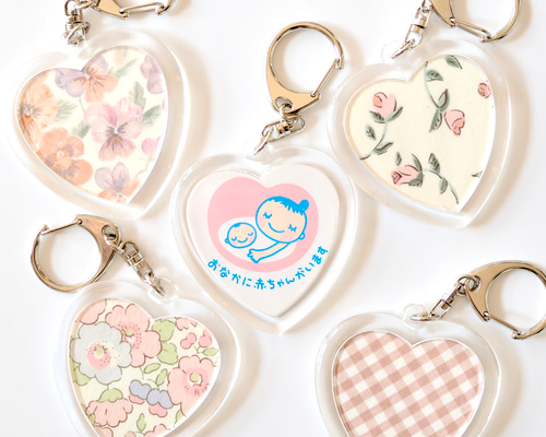 ハート型】柄が選べる♡こだわりの片面マタニティマーク 雑貨