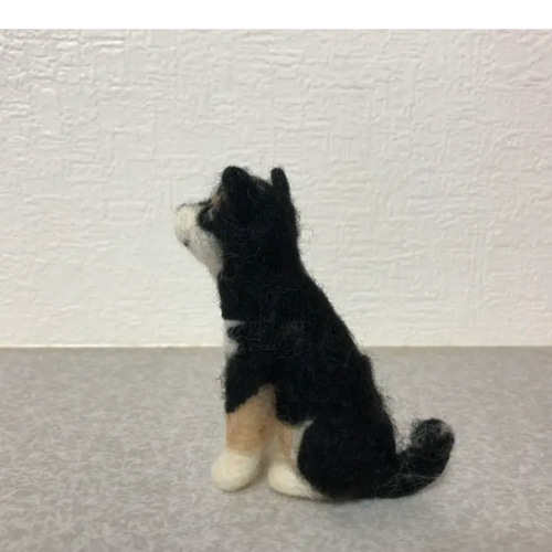 羊毛フェルト 柴犬 黒柴 羊毛フェルト orange 通販 14229589