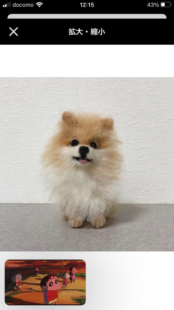 羊毛フェルト ポメラニアン 犬 羊毛フェルト orange 通販