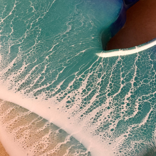 オーダー品！シーサー オーシャンアートパネル 海 波アート エポキシ