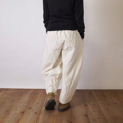“夏日福袋”喇叭袖薄紗T卹/粉米色+氣球褲/米白色 第14張的照片