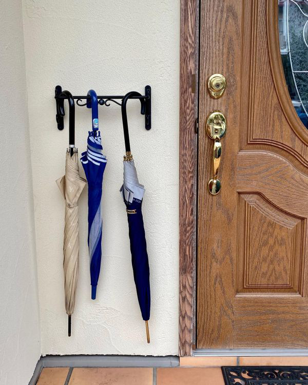 ほーき掛け　かさかけ　カッパ掛け