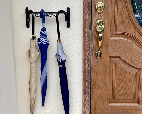 ほーき掛け　かさかけ　カッパ掛け 13b37838cb37b3eb7621c45f8be094