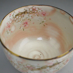 ◆商品番号　5169 抹茶碗　京の春　俊山 5枚目の画像