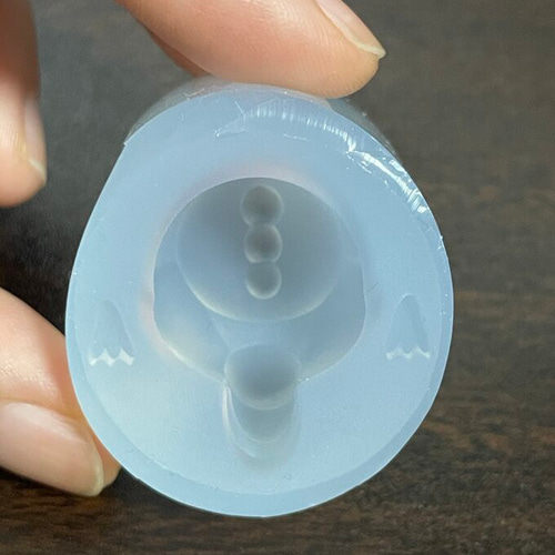 チャウテセイ　にわとりのホチャホチャ にわとり(3cm)鶏、チャボの立体的なシリコン型 樹脂・レジン