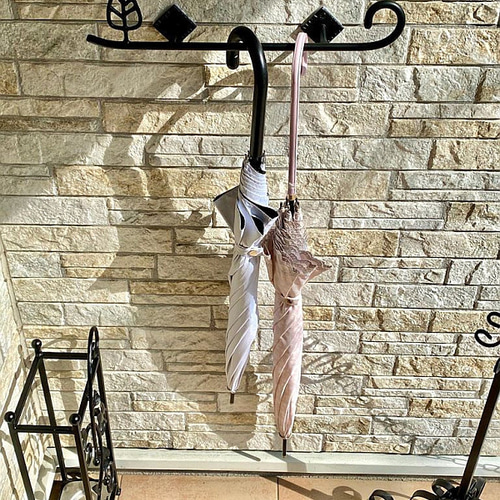 ツリーの傘かけ400】アルミ製 傘 箒置場 傘立て 傘かけ 梅雨 日傘 雨の