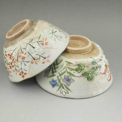 ◇商品番号 5477 京の秋夫婦茶碗 俊山 茶碗・めし碗 松韻堂 通販