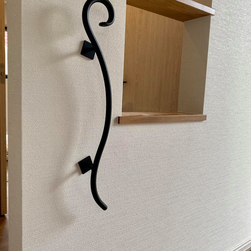 くるん手すり 600】アルミ製 おしゃれ 玄関 新築 リフォーム