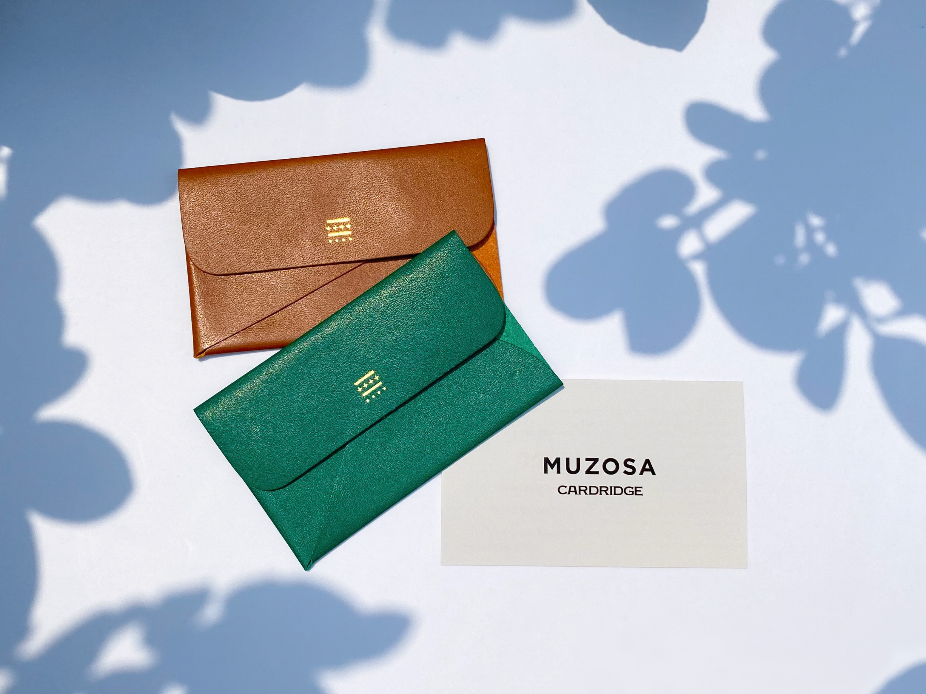 セカンド名刺入れ「MUZOSA CARDRIDGE」◇本革、日本製、名刺入れ