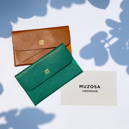 セカンド名刺入れ「MUZOSA CARDRIDGE」◇本革、日本製、名刺入れ