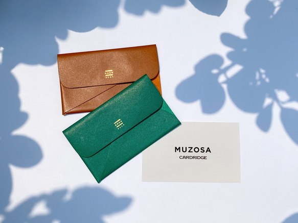 セカンド名刺入れ「MUZOSA CARDRIDGE」◇本革、日本製、名刺入れ
