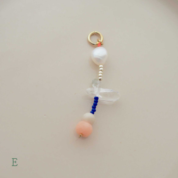 [Natsuppo!] 彩色耳環吊飾（5 色） 第8張的照片