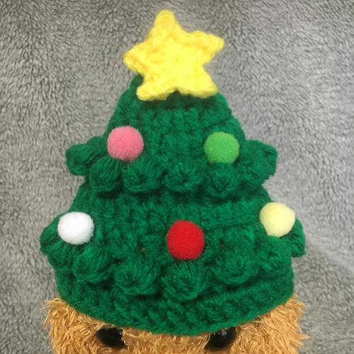 ツリーの帽子❤️クリスマス❤️小型犬用帽子・猫用帽子 ペット服  