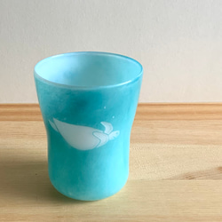 　海コップ　ウミガメ　グラス　ビアグラス 1枚目の画像