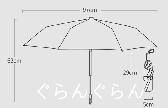 新作  高級感  紫外線予防 耐風骨仕様  折りたたみ傘 4枚目の画像