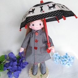 創作人形 「春風」布貼り ハンドメイド 創作人形 「春風」布貼り ハンドメイド