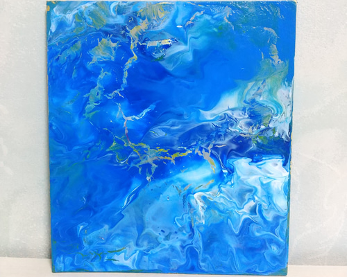 アートパネル 抽象画 フルイドアート ポーリングアート