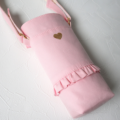 ⭐︎ひよこちゃんたちさん確認用⭐︎水筒カバー ピンク グレー ⭐︎ひよこちゃんたちさん確認用⭐︎水筒カバー ピンク グレー