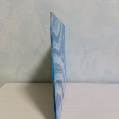 流動性アート フルイドアート 抽象画 アクリル画 箔押しラメ加工 L フルイドラメアート（変化） | フルイドアート|絵画|ねこ